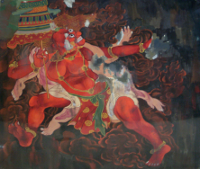 密宗护法神（西藏乃穷寺壁画摹品）