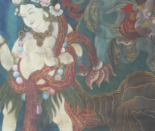 叶衣母（西藏乃穷寺壁画摹品）